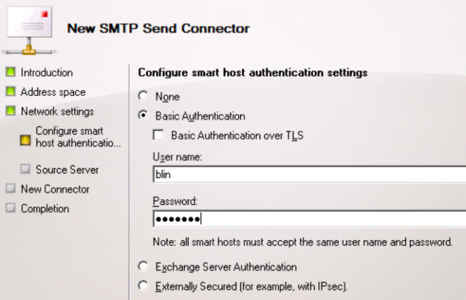 Setup Comcast SMTP Relay
