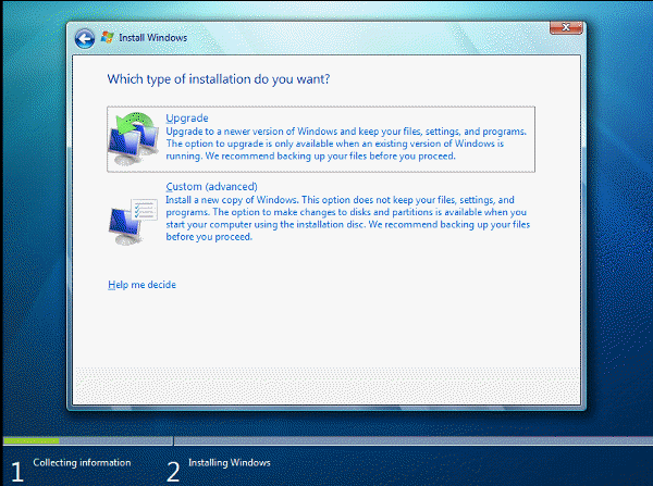 How To Install Windows 7 Step By Step Picture