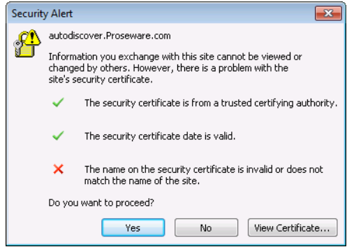 Certificate is not valid